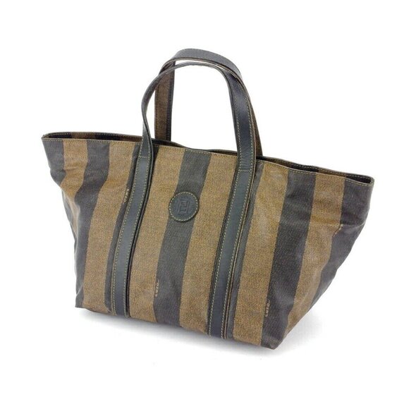 Authentic FENDI Tote Bag Pecan Beige USED - Picture 1 of 9